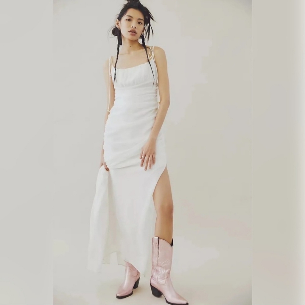 $459 Free People Gala Slip Maxi Dress Size 2